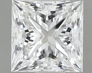 0.55ct PRINCESS E VVS2 Natural diamond