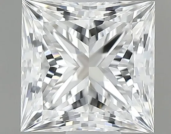 0.55ct PRINCESS E VVS2 Natural diamond