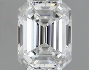 0.38ct EMERALD D VS2 Natural diamond