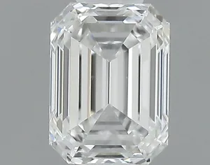0.34ct EMERALD F VVS2 Natural diamond