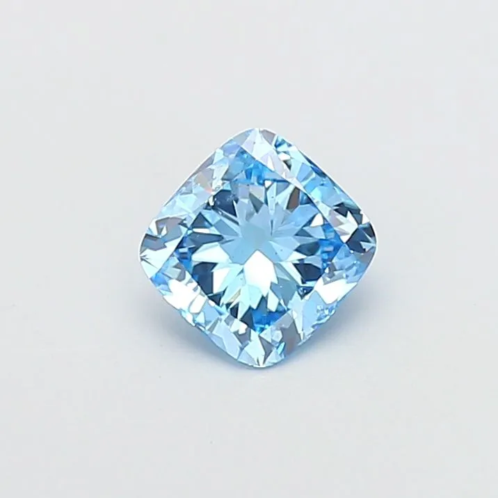 1.01ct CUSHION Fancy Vivid Blue VS2 Coloured Lab diamond