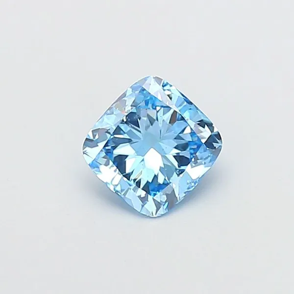 1.01ct CUSHION Fancy Vivid Blue VS2 Coloured Lab diamond