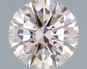 0.32ct ROUND Fancy Pink VVS2 Coloured Lab diamond