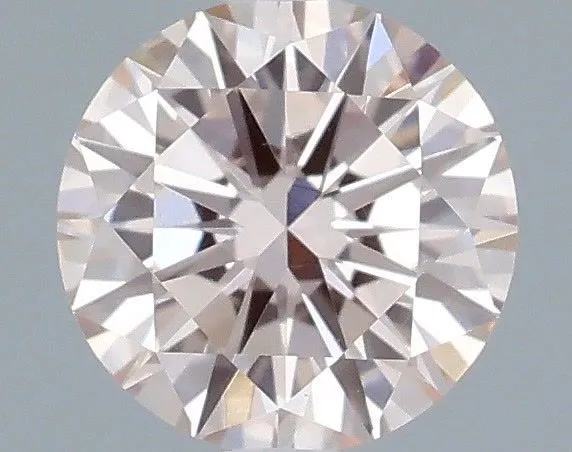 0.32ct ROUND Fancy Pink VVS2 Coloured Lab diamond