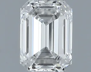 0.34ct EMERALD F VVS2 Natural diamond
