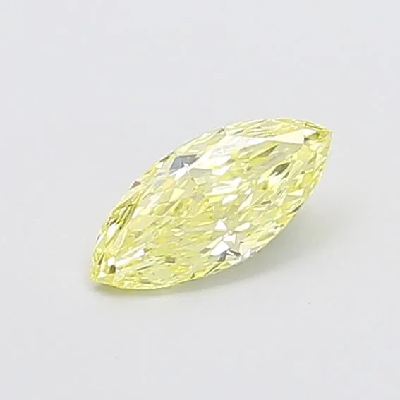 0.54ct MARQUISE Fancy Yellow VS1 Coloured Lab diamond