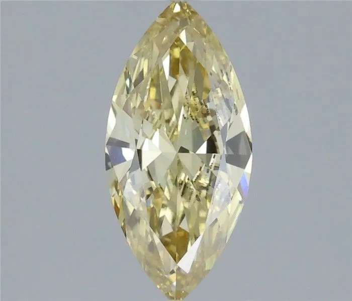 1.18ct MARQUISE Fancy Yellow VVS2 Coloured Lab diamond