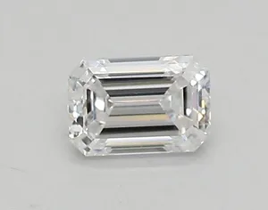 0.35ct EMERALD D IF Lab diamond