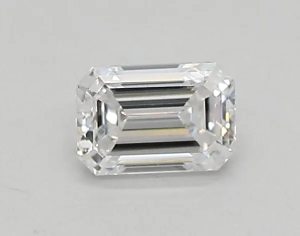 0.35ct EMERALD D IF Lab diamond