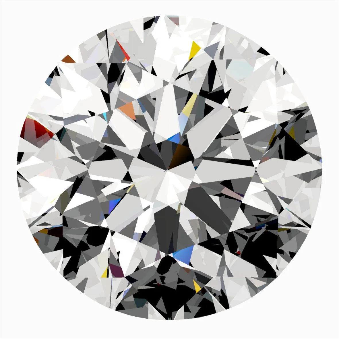 0.30ct ROUND D SI2 Natural diamond