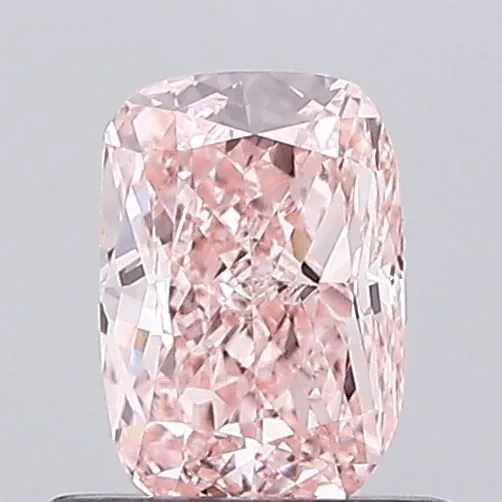 0.64ct CUSHION Fancy Pink VS1 Coloured Lab diamond