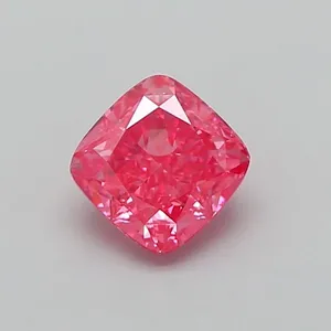 1.06ct CUSHION Fancy Vivid Pink VS1 Coloured Lab diamond