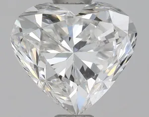0.9ct HEART F VVS1 Natural diamond