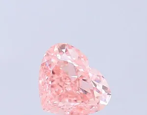 1.04ct HEART Fancy Vivid Pink VS1 Coloured Lab diamond