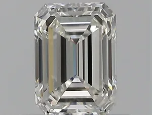 0.5ct EMERALD H IF Natural diamond