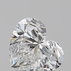 0.7ct HEART E IF Natural diamond