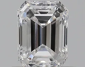 0.46ct EMERALD D VVS1 Natural diamond