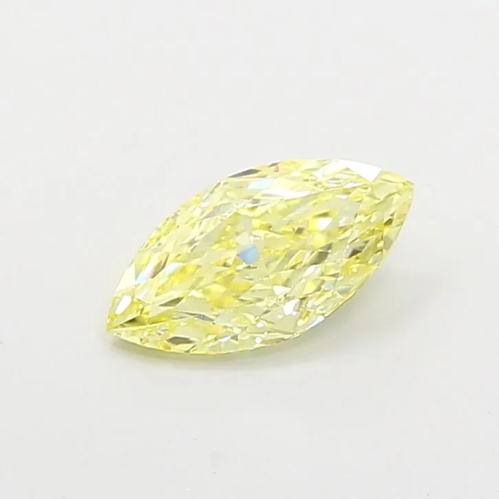 1.01ct MARQUISE Fancy Yellow VVS2 Coloured Lab diamond