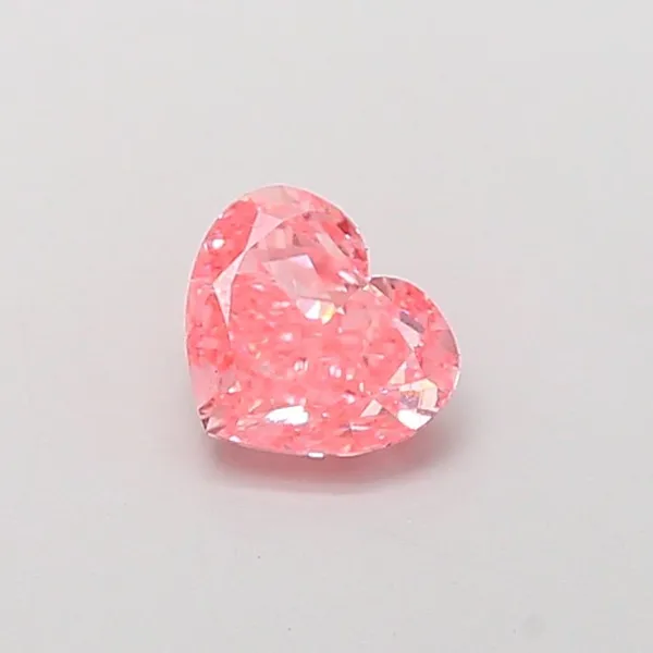1.02ct HEART Fancy Vivid Pink VS1 Coloured Lab diamond