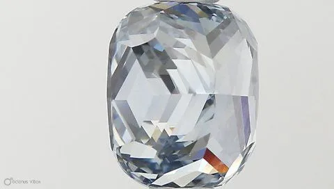 0.32ct CUSHION Fancy Vivid Blue IF Coloured Lab diamond