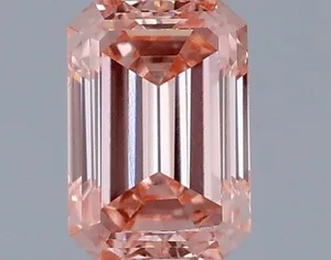 1.07ct EMERALD Fancy Vivid Pink VVS2 Coloured Lab diamond
