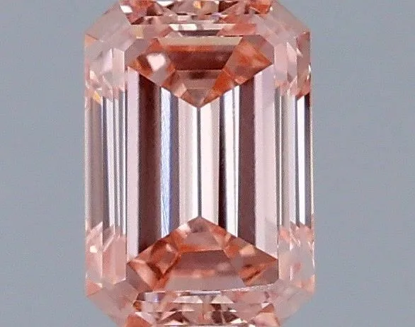 1.07ct EMERALD Fancy Vivid Pink VVS2 Coloured Lab diamond