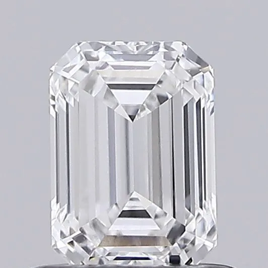 0.66ct EMERALD D VVS2 Lab Grown diamond