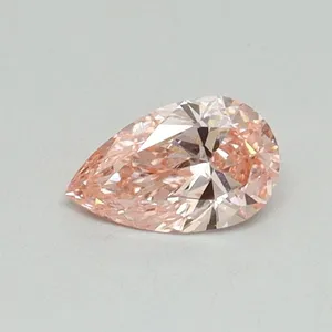 0.31ct PEAR Fancy Vivid Pink SI1 Coloured Lab diamond