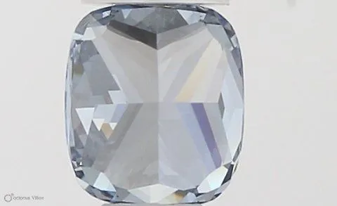 0.33ct CUSHION Fancy Intense Blue VS1 Coloured Lab diamond