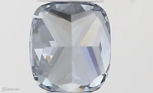 0.33ct CUSHION Fancy Intense Blue VS1 Coloured Lab diamond
