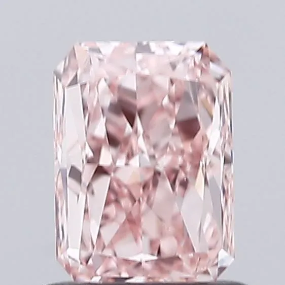 1.02ct RADIANT Fancy Intense Pink VVS2 Coloured Lab diamond