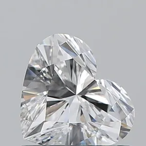 0.72ct HEART E VVS2 Natural diamond