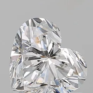 0.9ct HEART F VS2 Natural diamond