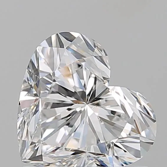 0.9ct HEART F VS2 Natural diamond