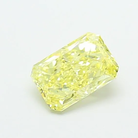 1.05ct RADIANT Fancy Yellow VVS1 Coloured Lab diamond