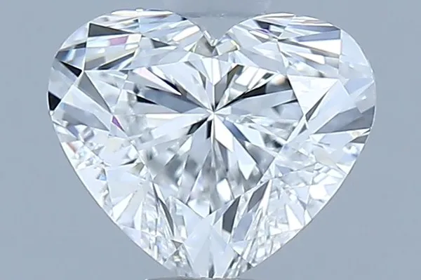 0.9ct HEART F VS1 Natural diamond