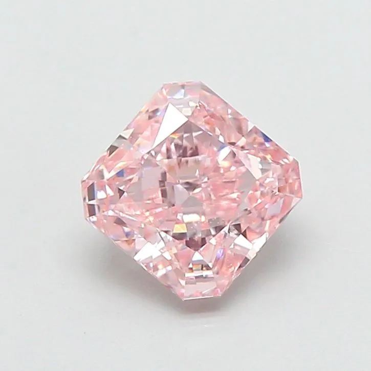 1.30ct RADIANT Fancy Pink VS1 Coloured Lab diamond