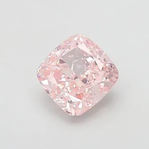 1.31ct CUSHION Fancy Intense Brownish Pink VS1 Coloured Lab diamond