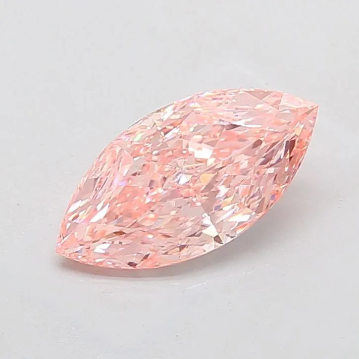2.51ct MARQUISE Fancy Vivid Pink VVS2 Coloured Lab diamond