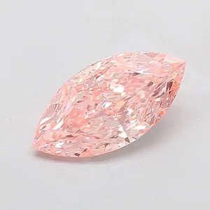 2.51ct MARQUISE Fancy Vivid Pink VVS2 Coloured Lab diamond