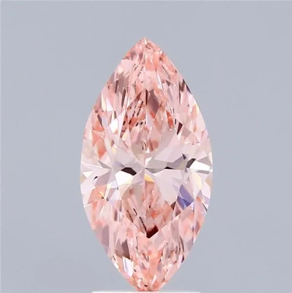 2.01ct MARQUISE Fancy Vivid Pink VS1 Coloured Lab diamond