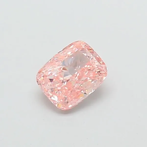 1ct CUSHION Fancy Vivid Pink VS1 Coloured Lab diamond