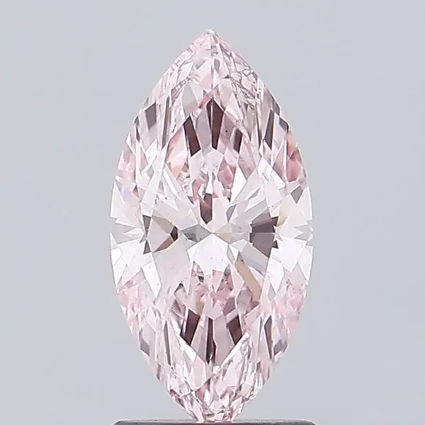1.52ct MARQUISE Fancy Vivid Pink VS2 Coloured Lab diamond