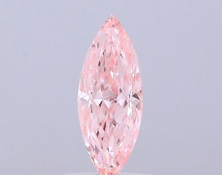 1.01ct MARQUISE Fancy Vivid Pink VS1 Coloured Lab diamond