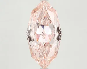 2.8ct MARQUISE Fancy Vivid Pink VVS2 Coloured Lab diamond