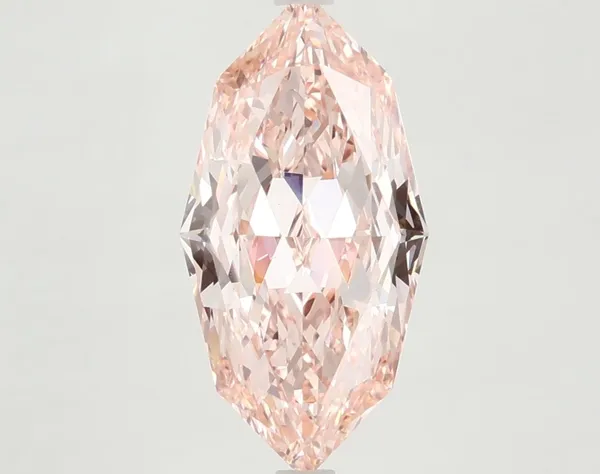 2.8ct MARQUISE Fancy Vivid Pink VVS2 Coloured Lab diamond