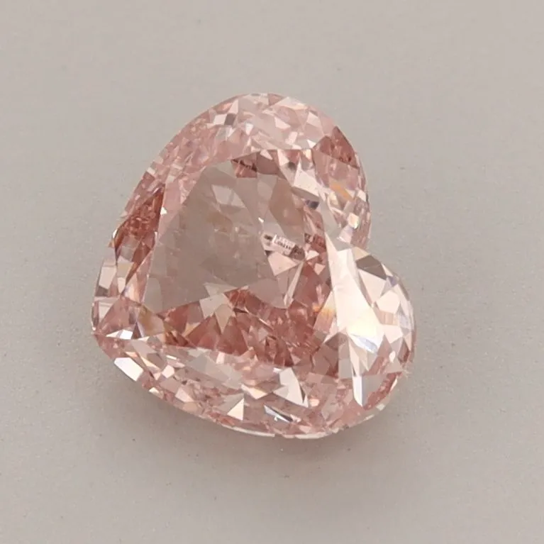 1.20ct HEART Fancy Intense Pink VVS2 Coloured Lab diamond