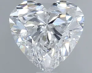 0.9ct HEART D VVS1 Natural diamond