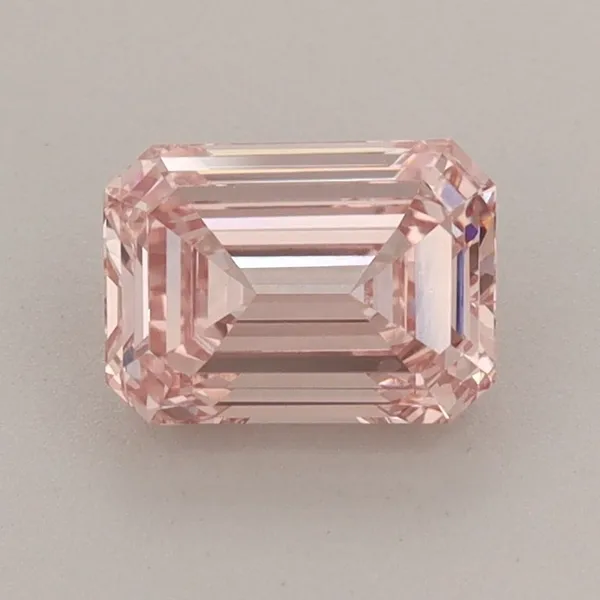 1.16ct EMERALD Fancy Vivid Pink VVS2 Coloured Lab diamond