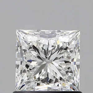 0.9ct PRINCESS F VS1 Natural diamond